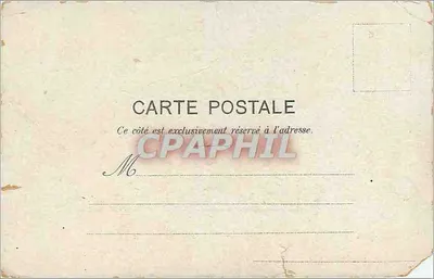 M. Colonne — Muzikant — Geschonken door de Maison Bunel-Chouanet, Angers — Achterkant