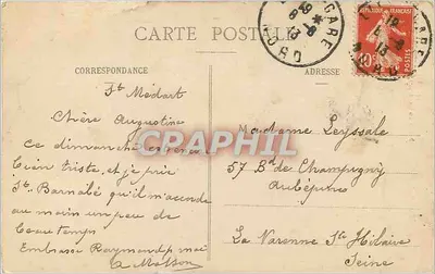 Statua del Generale Faiderbe — Lille — E. C. — Verso