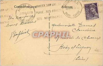Annecy — L'Embarcadère — LL — Rewers