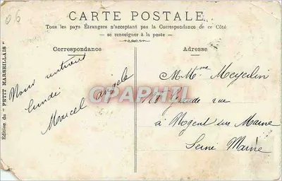 Antibes — Ernte von Barbarfigen — Ausgabe des "Petit Marseille" Nr. 06 — Rückseite
