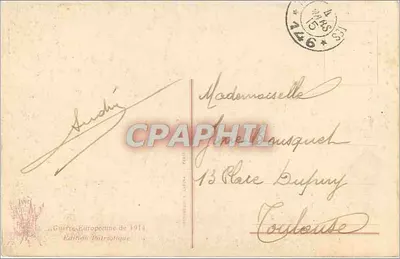 Um obus na basílica de Reims — D'Après l'Illustration — n° 1937 — Verso