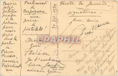 Perpignan — Le Châtelet — Gaby, n°14 — Rewers