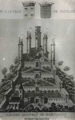 Antigo castelo de Montlhéry — Reconstituição — Edição Baret (S.&-O.) n° 104 B