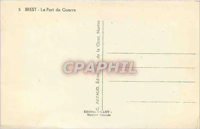 Brest — Port Wojenny — Wydawnictwo Gaby, Nantes — Rewers