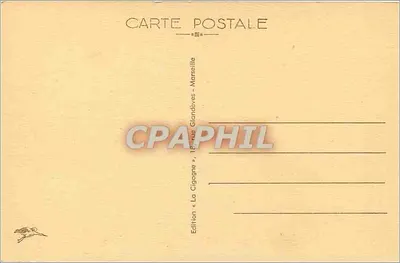 Orange — Teatr starożytny — Kolumny — Wydawnictwo « La Cigogne », Marsylia — Rewers