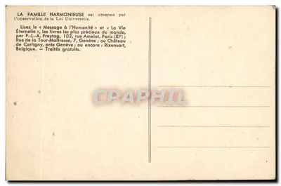 Sesja czytania na świeżym powietrzu — Idealnie Królestwo daje spokój sercu — n°57 — Rewers