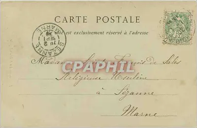 Parigi — La Santa-Capella — Blanche, n°109 — Verso
