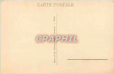 Viena — Cavaleiro armado segundo Albrecht Dürer — Editor Braun & Cie, Paris e Dornach, n° 70681 — Verso