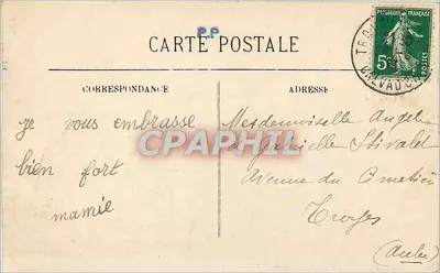 Trouville — A Praia e as Villas — LL. — N° 138 — Verso