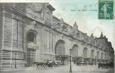 Estação do Quai d'Orsay — Paris — editor Paris-Caillane, número de série não visível