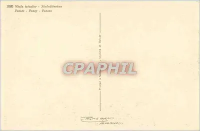Pansy wielobarwne — wydrukowane w Szwajcarii — seria 1080 — Rewers