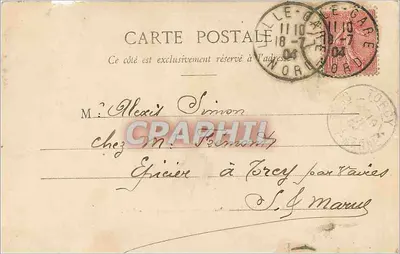 LILLE - La Deûle et le Pont du Ramponeau — E. C. n°36 — Verso