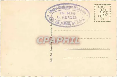 Jaman. Col de Bonaudon, les Gais Alpins e Dent d'Haufaudon — O. Kurzen, Jaman — Verso