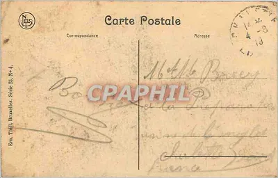 Anvers — Avenida de Keÿser — Editor N. Thill, Bruxelas, Série 28, No 4 — Verso
