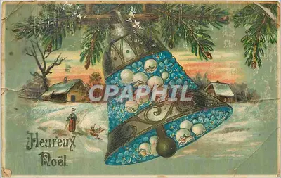 Belle de Natal — decoração de sineta ornada — editor não identificado