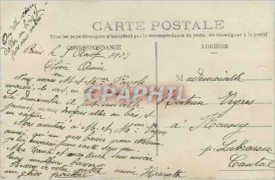 Mignon — jovem mulher em vestido rosa perto de um barco — Rubis, n°114 — Verso