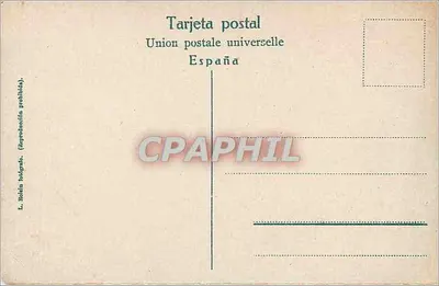 Barcelonę — Zamek Montjuïc — A. Cova, Barcelona — Rewers