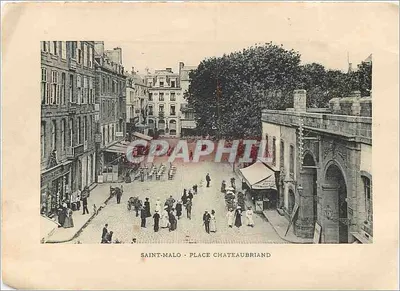 Saint-Malo - Vista tirada da varanda do cassino — Héliotypie E. Le Deley, Paris — Verso