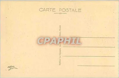 Saint-Wandrille-Rançon (Seine-Inf.) — Wejście do klasztoru — Wydawnictwo La Cigogne, Rouen — Rewers