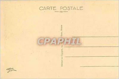 Abadía de SAINT-WANDRILLE — En el Cloître — Edición La Cigogne, Rouen — Reverso