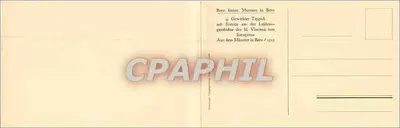 Bern, historyczne Muzeum — wyhaftowany dywan z scenami z życia i męczeństwa św. Wincentego z Saragossy / 1919 — Rewers