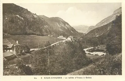 Eaux-Chaudes — A vales de Ossau em Gabas — LL 3