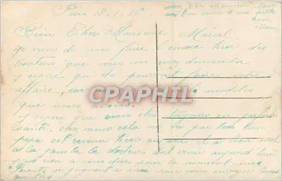 Młoda kobieta w niebieskiej sukni trzymająca bukiet róż — J.K. 9062 — Rewers