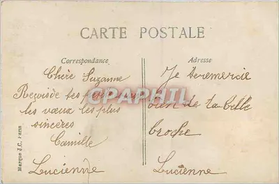 Sainte Marie — Enfants avec couronne de fleurs — J.C. PARIS — Verso