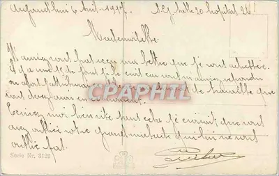 Loyeuse-Daques — Igreja e pastor com rebanho — editor Loyeuse-Daques, série 3120 — Verso