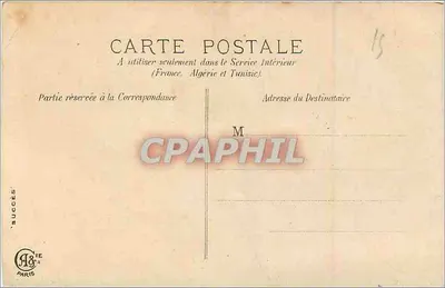 Donna che tiene un salmone — pescivendolo in occasione dell'Aprile — Editore SUCCESSIONS, Parigi — Verso