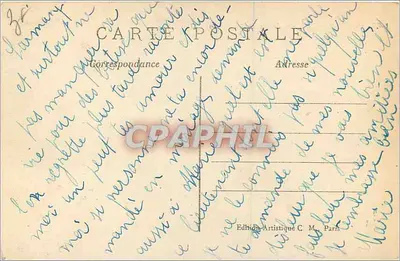 Paris - O Leão de Belfort - C.M. n°53 — Verso