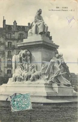 Monument Pasteur — Paryż — G. I. n° 509