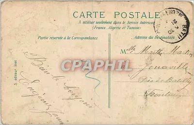 Paris - Saint-Augustin und Boulevard Malesherbes — Verlag S. Verlag 1906 — Rückseite