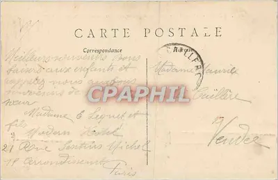 PARIS — Panorama ku mostowi Alexandre III i Invalidzom — C. M. — n°165 — Rewers