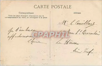 Buttes-Chaumont — Jaskinie — Wydawca nieznany, nr serii 4191 — Rewers