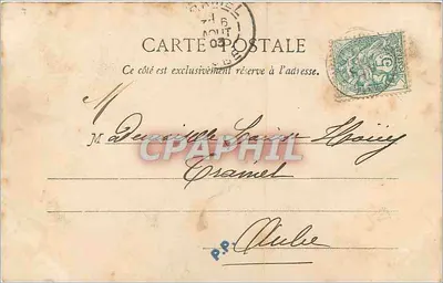 LE BOURG-DE-RATZ — Falująca fala przy przystani — A. Turen, wyd. Saintes — Rewers