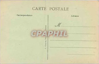 NANTES - Prefektura — wydawca F. Chaparon, Nantes, n° 8 — Rewers