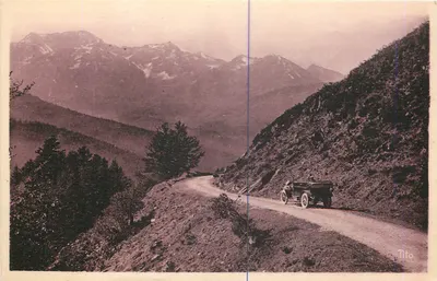 Strada dei Pirenei — La discesa del Col d'Aspin su Payolle — Tito