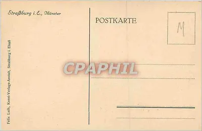 Estrasburgo — Catedral de Nossa Senhora — editor Felix Luth — Verso
