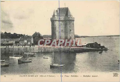 Saint-Servan (Ille-et-Vilaine) — A Torre Solidor — editor JAD