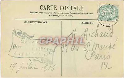 Gavarnie — Wielka Kaskada w Cirque — LL. n°42 — Rewers