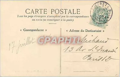 Most Śniegu w Gavarnie — widok na lodowiec — wydawca AM Éditeur, nr 578 — Rewers