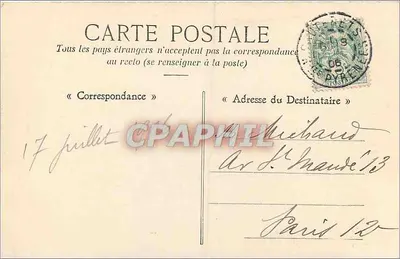 Koło i wodospad Gavarnie — spadek 422m — M.P.P. nr 575 — Rewers