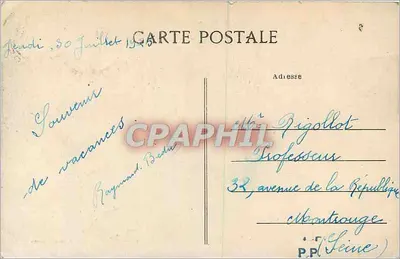 Briare — Ponte-Canal sobre a Loire (comprimento, 662 metros) — Edição Bodineau — Verso