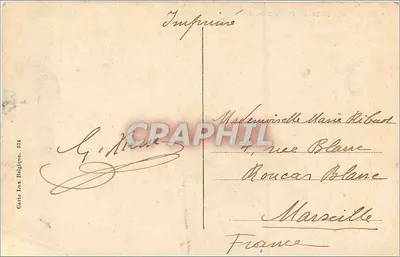 Anvers. Widok z Główki Flandryjskiej — Pocztówka z serii 'Carte Lux Belgique' nr 374 — Rewers