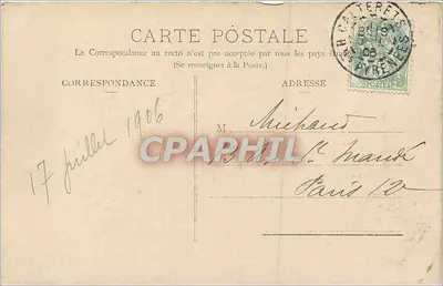 Le Chaos — Estrada de Gavarnie — R.&J. D. 11238 B.42 — Verso