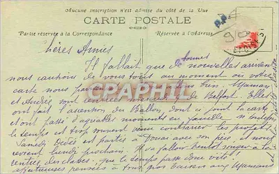 Le Ballon d'Alsace (Alt. 1356 m.) — Sommet du Ballon — éditeur non visible — Verso