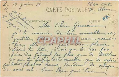 Ballon d'Alsace - Statua Jeanne d'Arc (wys. 1.242 m) — Wydawnictwo E. Mayer, 49, Impr. de France, Ballort — Rewers