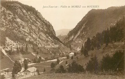Vale de MOREZ nas ROUSSSES — Jura-Touriste — editor B.F. Chorge
