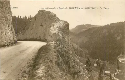 Rodovia de Morez para Rousses - Le Turu - Jura-Touriste — B. F. Chalon, n° 8584